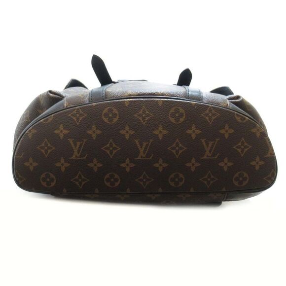Christopher PM Monogram Canvas Black Backpack main image 9